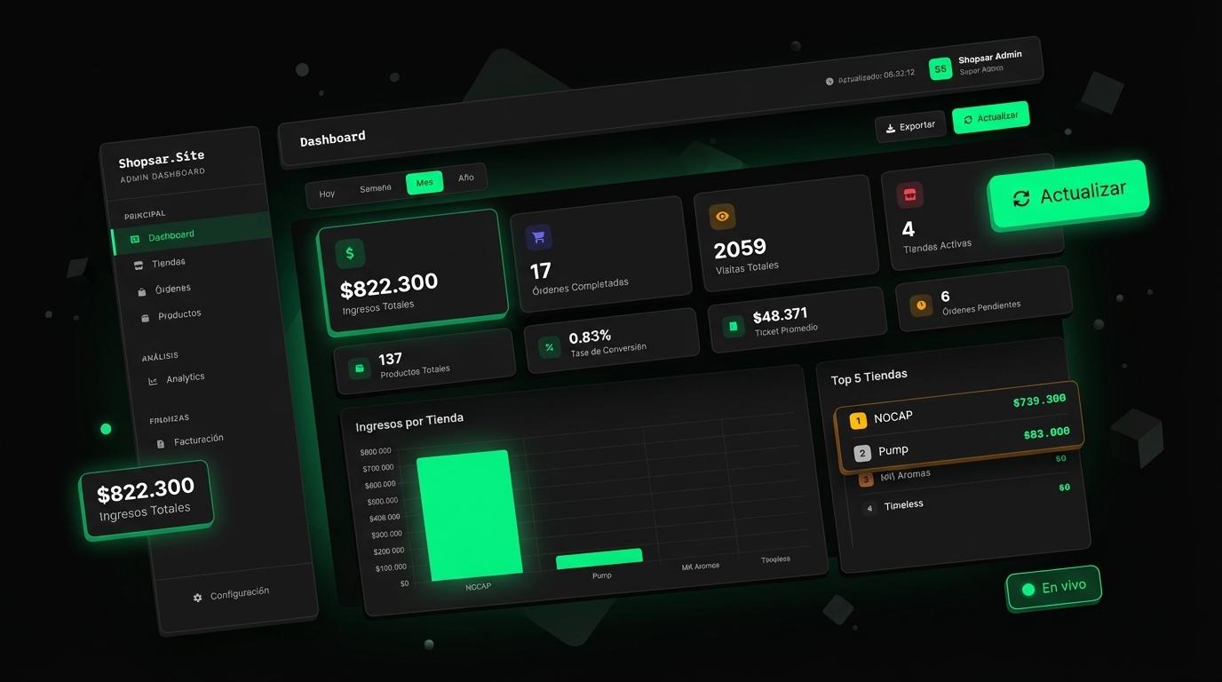 Panel de administración